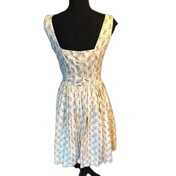 Helen Whiting Vintage 1960s Yellow Floral Dress – Classic Mid-Century Style - Picture 3 of 9